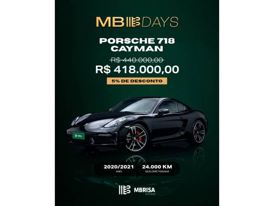 PORSCHE 718 2.0 16V H4 GASOLINA CAYMAN PDK